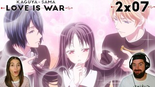 ¡SHIROGANE E ISHIGAMI INTENTAN CONQUISTAR A KAGUYA! - REACCIÓN 2X07 KAGUYA-SAMA: LOVE IS WAR