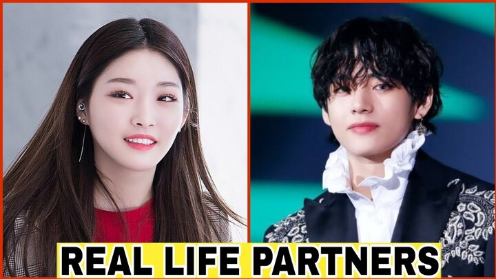 Kim Tae-hyung vs Chungha, real life partners, real life couples, comparison, biography,lifestyle