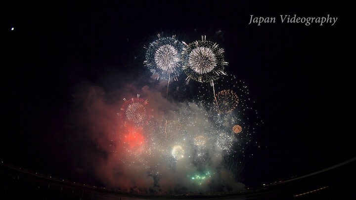 [4K]「故郷はひとつ」㈱マルゴー 長岡まつり大花火大会 2017  Nagaoka Fireworks Festival | in home,one | Niigata Japan