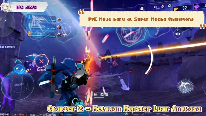 Game Battleroyal Robot ini bisa PvE juga loh!! | Super Mecha Champions (re aze)