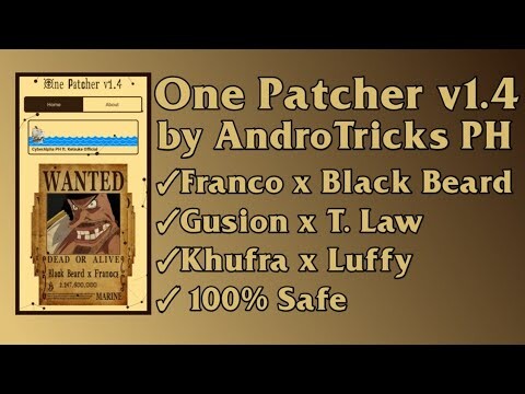 (LATEST)One Patcher v1.4 - Mobile Legends Bang Bang