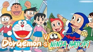 Doraemon dan Ninja Hatori mirip, siapa yg plagiat???