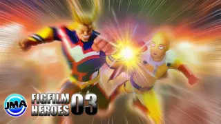 All Might vs Saitama [Figfilm Heroes#03] Stop Motion JM Animation / MY HERO ACADEMIA / ONE PUNCH MAN