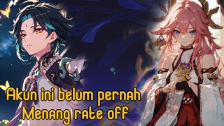 Aku gacha di akun subscriber yang belum pernah menang rate off, dan ini yang terjadi...