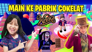 MAKAN COKLAT LANGSUNG DI PABRIKNYA 😨🥰😍 WILLY WONKA GAME [ROBLOX INDONESIA]