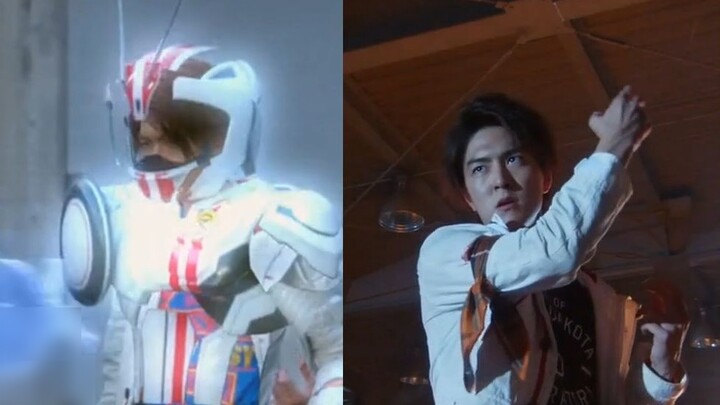 Kamen Rider Mach—Comparison of Tsuyoshi Utajima's transformations at different time periods!