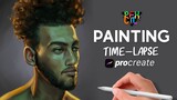 Pex-cil [ PAINTING ] ไอ้หนุ่มผมฟู | วาดด้วย Procreate | Time-lapse