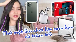 [Bảo My Vlog] Rinh hết các em IPHONE 11 Pro max, Nintendo Switch, Airpods ..Trong một nốt nhạc vì..