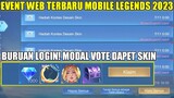 EVENT WEB TERBARU MOBILE LEGENDS 2023!! CUMA MODAL LOGIN DAN VOTE LANGSUNG KLAIM SKIN GRATIS