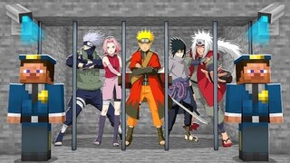 NARUTO Y SASUKE PRESOS (MINECRAFT PRISON ESCAPE) - NARUTO SHIPPUDEN