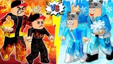Ateş Ordusu ve Buz Ordusu Kurup Savaştık !! - Panda ile Roblox Elemental Clone Tycoon