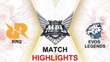 RRQ vs EVOS Legends HIGHLIGHTS MPL ID S11 Playoffs | EVOS vs RRQ
