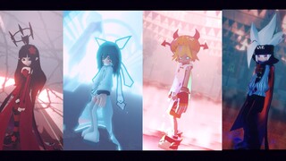 [Anime]MMD: Aotu - Kalie, King, Grey, Lemon