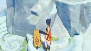 What will happen if you change Guoba's voice to Diluk's?