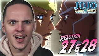 WEATHER REPORT?! | JoJo's Bizarre Adventure: Stone Ocean Part 6 Episode 27 & 28 Reaction