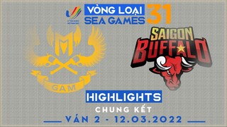 Highlights GAM vs SGB [VÁN 2][Vòng Loại Seagame31 - CHUNG KẾT][12.03..2022]