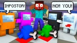 Monster School : AMONG US CHALLENGE - Minecraft Animation