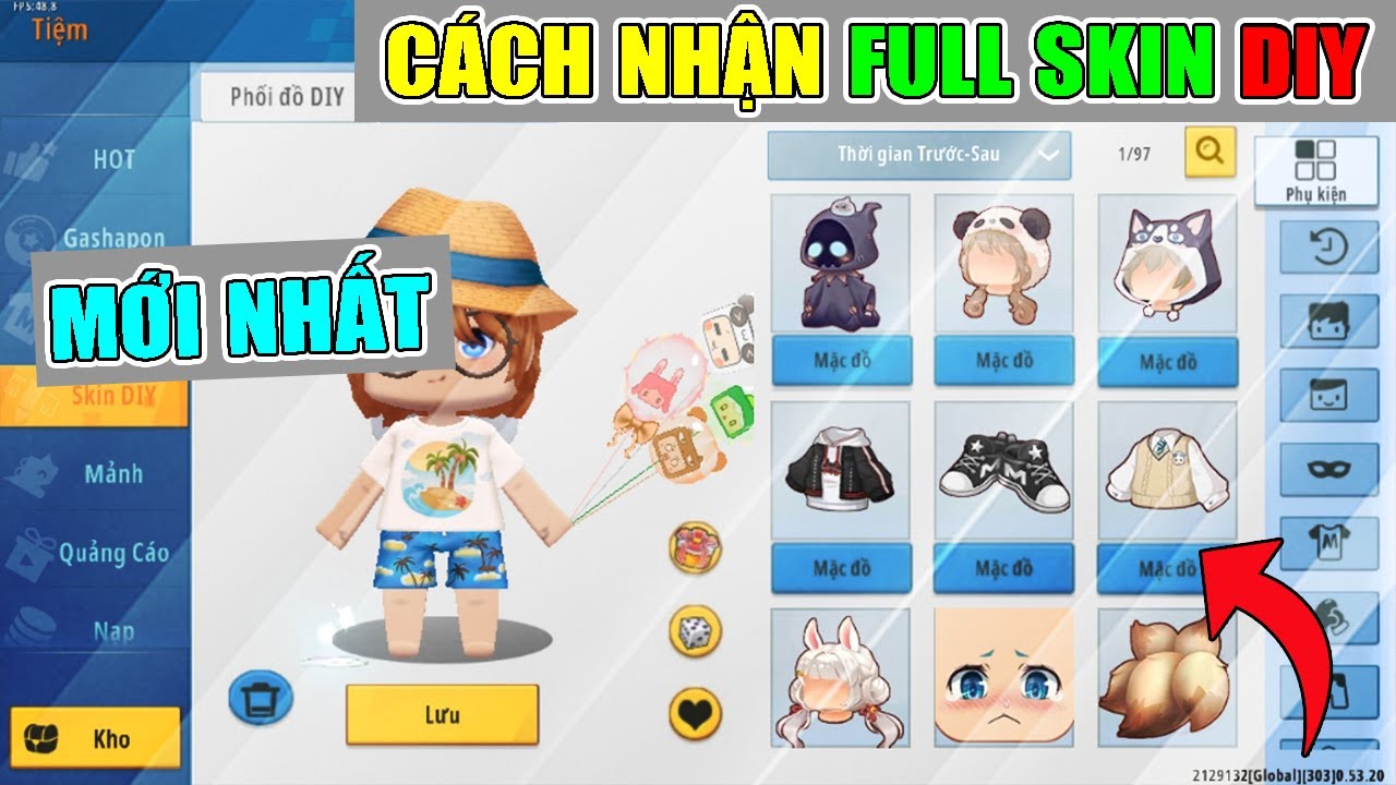 Hướng Dẫn Cách Nhận Full Skin Diy Mini World Trong 3S - Kha Tg - Bilibili