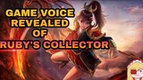 RUBY'S upcoming Collector Skin | Entrance and in-game VOICE OVER 2022 | ikanji | Mobile legends