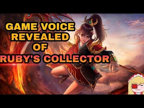 RUBY'S upcoming Collector Skin | Entrance and in-game VOICE OVER 2022 | ikanji | Mobile legends