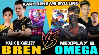 KARLTZY BENEDETTA vs. RYU LING in RANK! BREN vs NXP2.0 & OMEGA ESPORTS ~ MOBILE LEGENDS