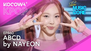 Nayeon of TWICE - ABCD | Show! Music Core EP860 | KOCOWA+