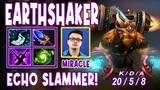 Miracle Earthshaker Midlane Highlights Gameplay with 20 KILLS | ECHO SLAMMER! | Dota 2 Expo TV
