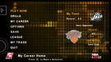 NBA 2K13 (USA) - PSP iso (My Career, Season 2, Jazz vs Knicks) PPSSPP emulator.