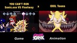 YOU CAN’T RUN Sonic.exe VS Fleetway Sonic | GAME x FNF Animation