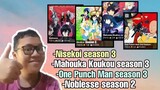 Bahas Nisekoi season 3,One punch man season 3,Noblesse s2,Mahouka koukou s3 ||Request subscriber