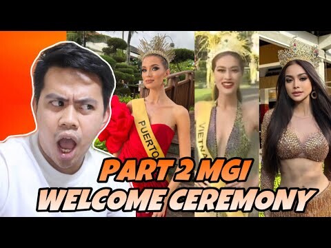 ATEBANG REACTION | WELCOME CEREMONY MISS GRAND INTERNATIONAL 2022 #mgi2022