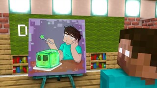 Monster School - DRAWING CHALLENGE 1 SEASON - Minecraft Animation
