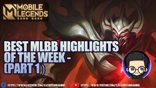 BEST MLBB HIGHLIGHTS OF THE WEEK - PART 2