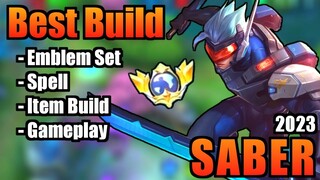 SABER BEST BUILD 2023 | TOP 1 GLOBAL SABER BUILD | SABER - MOBILE LEGENDS | MLBB | PART 3