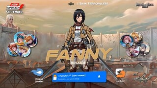 Script Skin Fanny Attack On Titan Mikasa No Password | Full Effect & Voice Update | New Patch