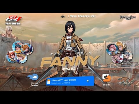 Script Skin Fanny Attack On Titan Mikasa No Password | Full Effect & Voice Update | New Patch