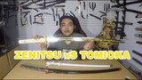 Review Pedang Nichrin Zenitsu VS Tomioka Giyu