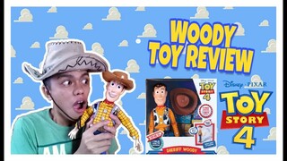 TOY STORY 4  | TALKING WOODY DOLL TOY REVIEW #TAGALOG
