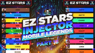 EZ STARS INJECTOR PART 18 | MOBILE LEGENDS | TAGALOG TUTORIAL