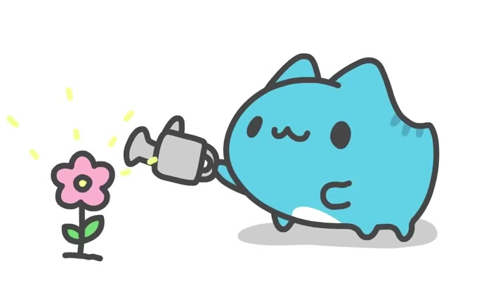 【Cat Cat Chong Kapo】Water the flowers!