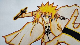 Drawing Minato Kyuubi Mode