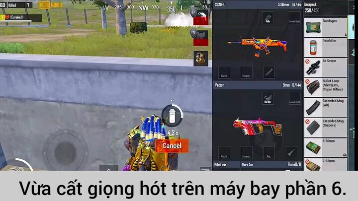 Vừa cất giọng hót trên máy bay phần 6