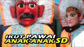 Ondel-Ondel ikut PAWAI SDIT Al Mubarak, jadi Makin Meriah !!