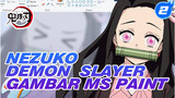 Nezuko Demon Slayer | Gambar MS Paint_2
