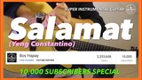 Salamat Yeng Constantino 10k SUBSCRIBERS SPECIAL instrumental guitar karaoke version with lyrics
