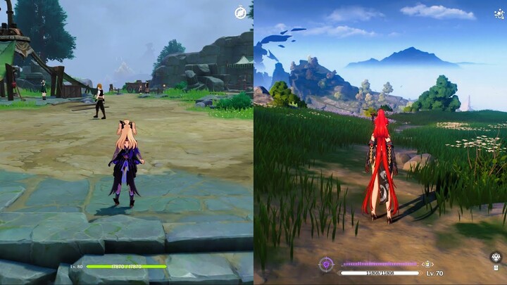 Genshin Impact Vs Wuthering Waves! Transformation Comparison