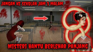 Misteri Hantu Ber Leher Panjang || Jangan Pergi Ke Sekolah Jam 3 Malam - Sakura School Simulator