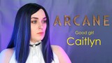 Good Girl Caitlyn | Arcane 2021 Caitlyn transformation cosplay makeup