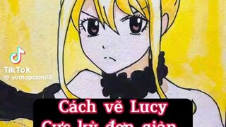 cách vẽ lucy cực dễ