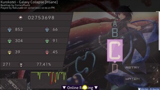 [Osu!Standard] Kurokotei - Galaxy Collapse (Insane) *4.8